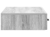Wall-Mounted Side Table Grey Sonoma 87.5 x 34.5 x 17 cm 899011