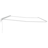 Awning Frame White 600 x 300 cm Aluminium 313214
