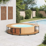 Spa Surround 273x53 cm Solid Acacia Wood 310091
