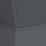 Pillar Planter 2 pcs Anthracite 40 x 40 x 100 cm 873857