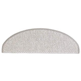 Stair Mats Self-adhesive Sisal-Look 30 pcs 65x21x4 cm Platina 3365870