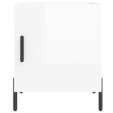 Bedside Cabinets 2 pcs High Gloss White 40x40x50 cm Engineered Wood 827585