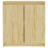 Side Cabinet 60x36x65 cm Solid Wood Pine 833097