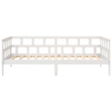 Day Bed without Mattress White Solid Wood Pine 80x200 cm 820213