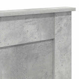 Headboard with Headboard Concrete Grey 200 cm Engineered Wood 887420