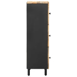 Storage Cabinets Natural 40 x 33 x 110 cm Solid Mango Wood 4018873
