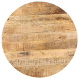Bistro Table Round 70x75 cm Rough Mango Wood 320267