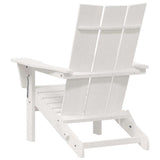 Garden Chair 2 pcs White 80.5 x 74.5 x 92 cm Polyethylene 3335818
