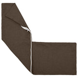 Cushion with Pillow HEERLEN 2 pcs Taupe Fabric 926074
