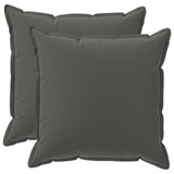 Throw Pillow 2 pcs HOUTEN Anthracite 80 x 80 cm Polyester 936637