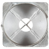 Ground Spikes 2 pcs Silver 12x91 cm Galvanised Steel 145433
