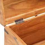 ZNTS Storage Chest 90x40x40 cm Solid Acacia Wood 289643