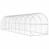Chicken Coop Silver 800 x 200 x 200 cm Galvanised Steel 3434678