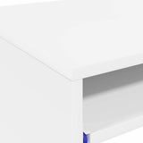 Desk with Drawer White 77.5 x 43 x 79 cm Engineered Wood 869514