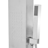 Shower Panel System Stainless Steel Square 142371