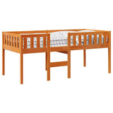 Children's Bed without Mattress Wax Brown 90x190 cm Solid Wood Pine 855020