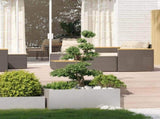 Planter 100x100x40 cm Stainless Steel 860819
