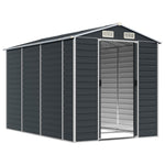 Garden Shed Anthracite 191x300x198 cm Galvanised Steel 3188255