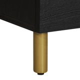 Highboard Black 60x33x100 cm Engineered Wood 4017678