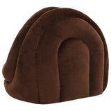 Cat Bed 50x50x45 cm Brown and Cream 171400