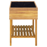 Raised Garden Planter 78.5x58.5x78.5 cm Solid Acacia Wood 46584