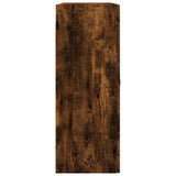 Wall Mounted Cabinet Smoked Oak 69.5x34x90 cm Engineered Wood 834991