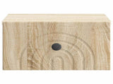 Wall-Mounted Bedside Cabinet 2 pcs Sonoma Oak 33 x 34.5 x 20 cm 898090