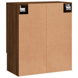 Wall Cabinet Brown Oak 60x31x70 cm Engineered Wood 829931