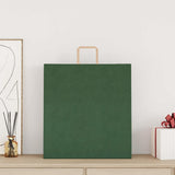 Paper Bags 250 pcs with Handles Green 45x17x48 cm 4101961