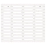 Wall Headboard White 96x3x91.5 cm Solid Wood Pine 824674