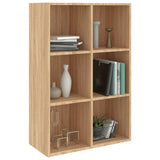Book Cabinet/Sideboard Sonoma Oak 66x30x98 cm Engineered Wood 800345