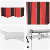 Retractable Awning Orange 400 x 200 cm Fabric 3329809