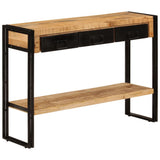 Console Table 110x30x76 cm Solid Wood Mango 348159