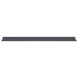 Floating Shelf 4 pcs Anthracite 100 x 18 x 2.5 cm Steel 8004049