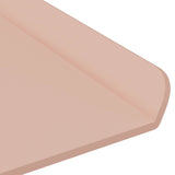 Floating Shelf Wall-mounted 4 pcs Pink 60 x 18 x 2.5 cm Steel 8004023