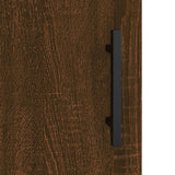 Sideboard Brown Oak 34.5x34x90 cm Engineered Wood 828827