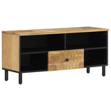 TV Cabinet 100x33x46 cm Solid Wood Mango 356907