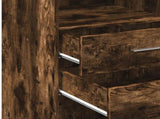 Highboard Smoked Oak 45x42.5x124 cm Engineered Wood 846170