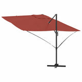 Umbrella Terracotta 351 x 250 x 260 cm Polyester and Aluminium 42003350