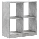 Bookcase Concrete Grey 68.5x32x75 cm Engineered Wood 852810