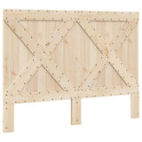 Bed Frame without Mattress with Headboard 160x200 cm Solid Wood 3281577