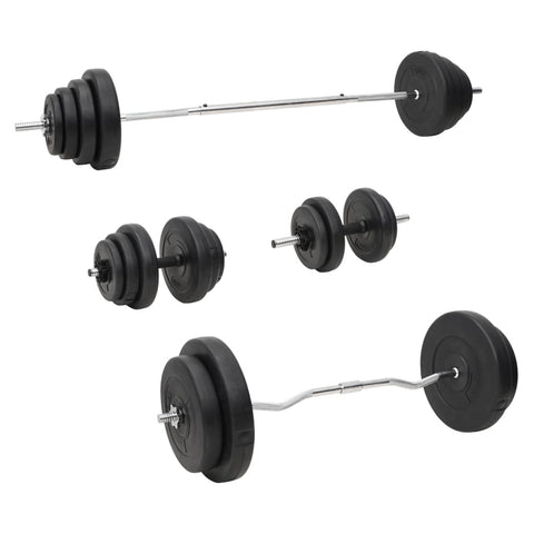 ZNTS Barbell and Dumbbell with Plates Set 120 kg 3145031