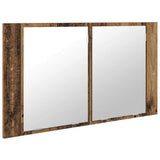 Bathroom Mirror Cabinet with Shelf Old Wood 80 x 12 x 45 cm 886226