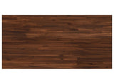 120 x 80 x 75 cm Solid Acacia Wood Dark Brown and Black 937621