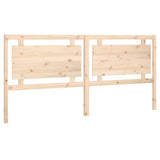 Bed Headboard 205.5x4x100 cm Solid Pine Wood 817960