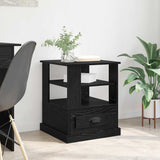 Bedside Cabinet Black Oak 50 x 50 x 60 cm Engineered Wood 881410