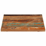 Square Table Top 60x60 cm 25-27 mm Solid Reclaimed Wood 286052