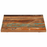 Square Table Top 60x60 cm 25-27 mm Solid Reclaimed Wood 286052