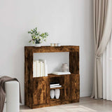 Highboard Smoked Oak 92x33x100 cm Engineered Wood 855128