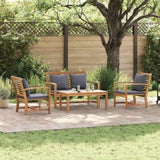 Garden Sofa Set Natural Solid teak wood 3356854